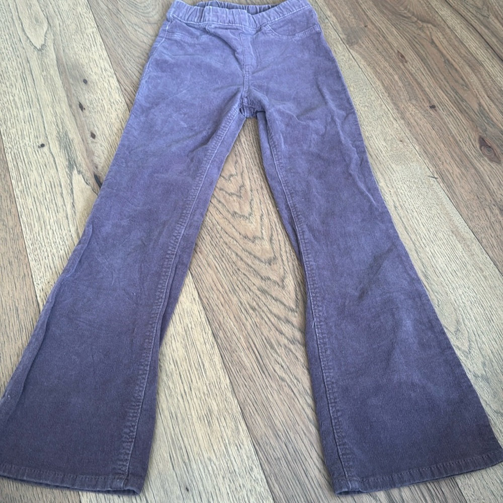 Corduroy flare girls pants